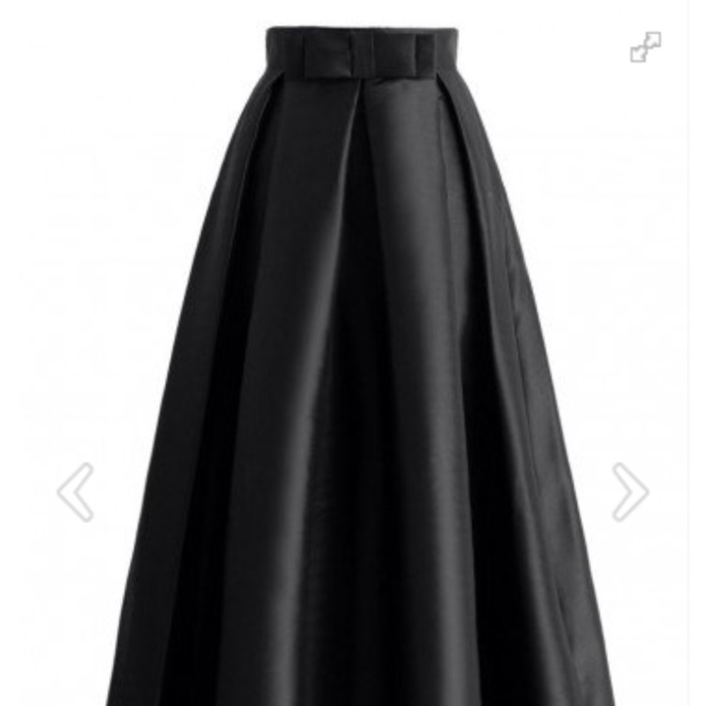 Black maxi skirt